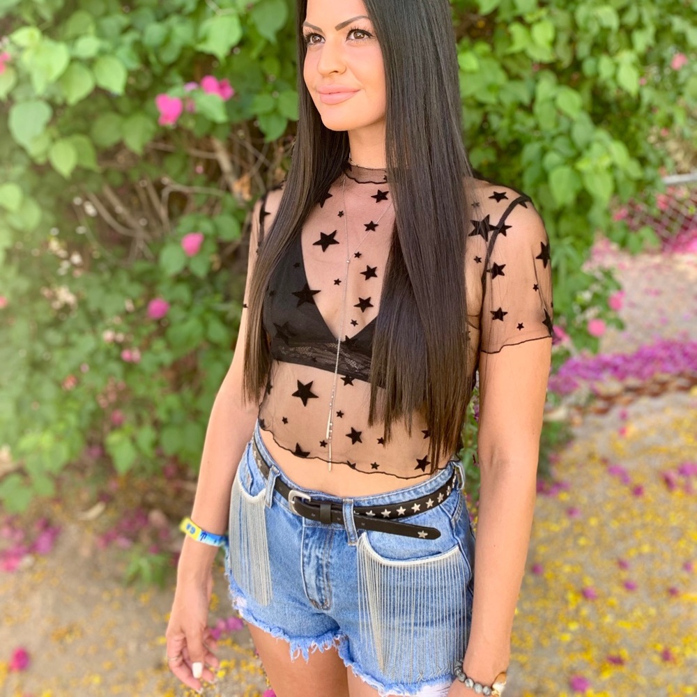 Stagecoach Festival Shorts!! High waisted jean shorts.